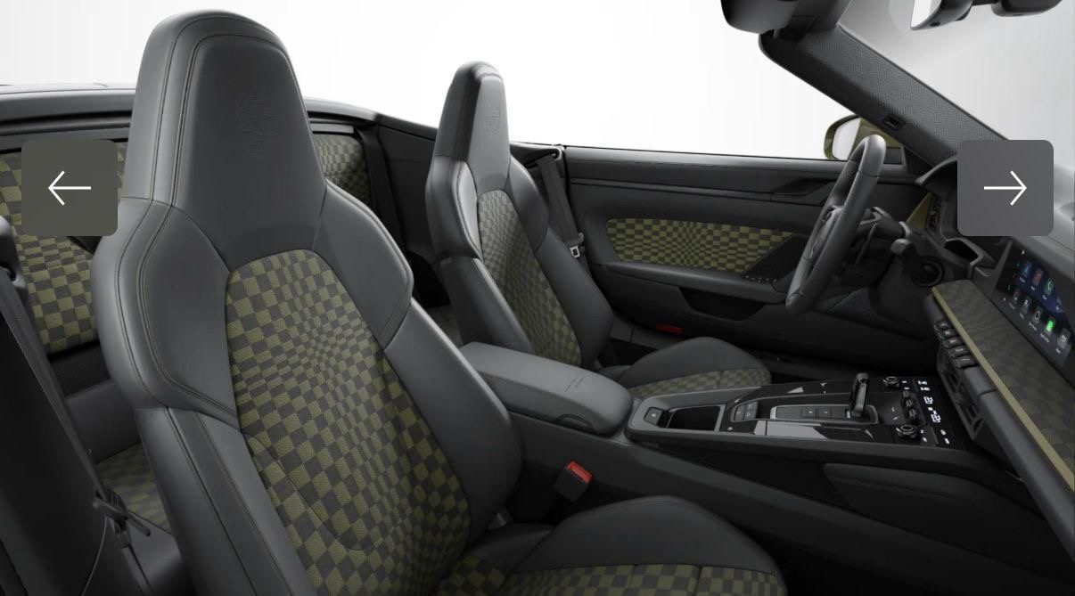 Porsche 911 Spirit 70 interior seats