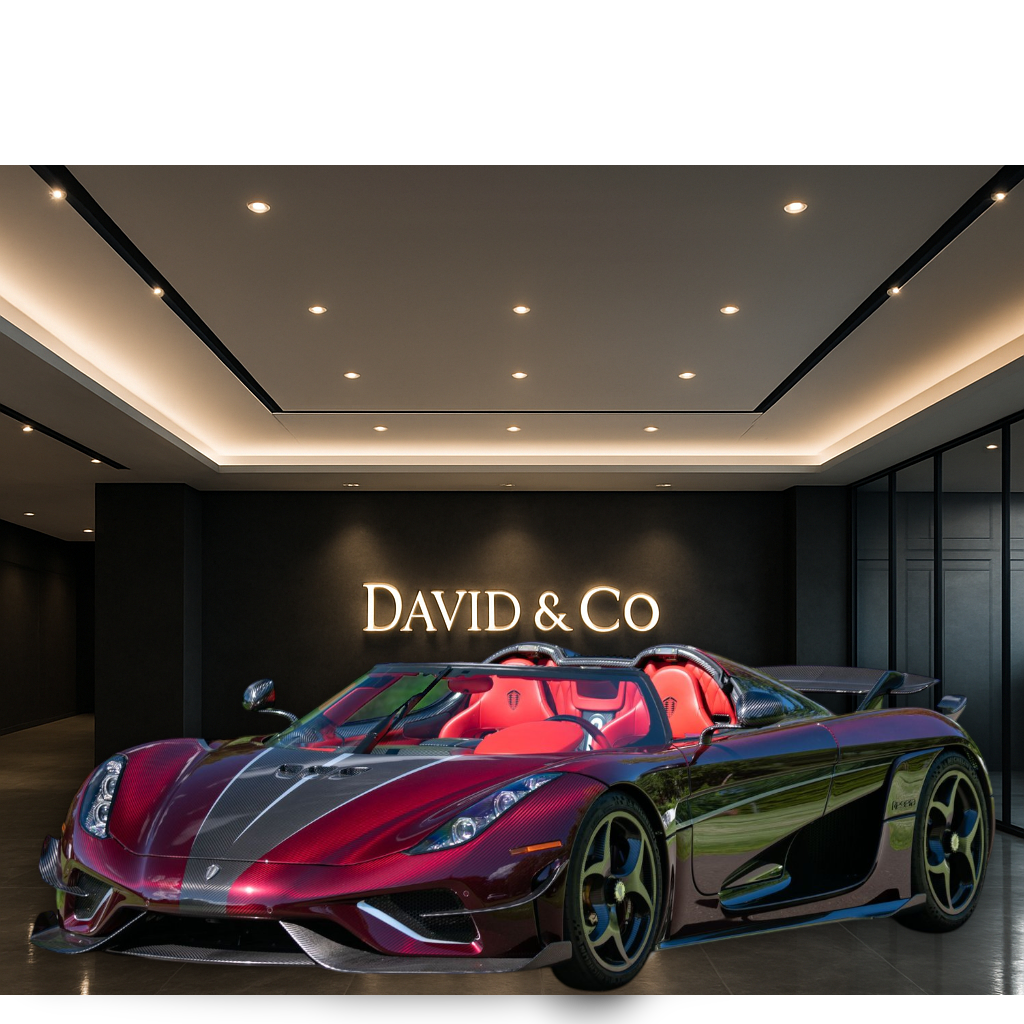 Koenigsegg Regera Purple Carbon