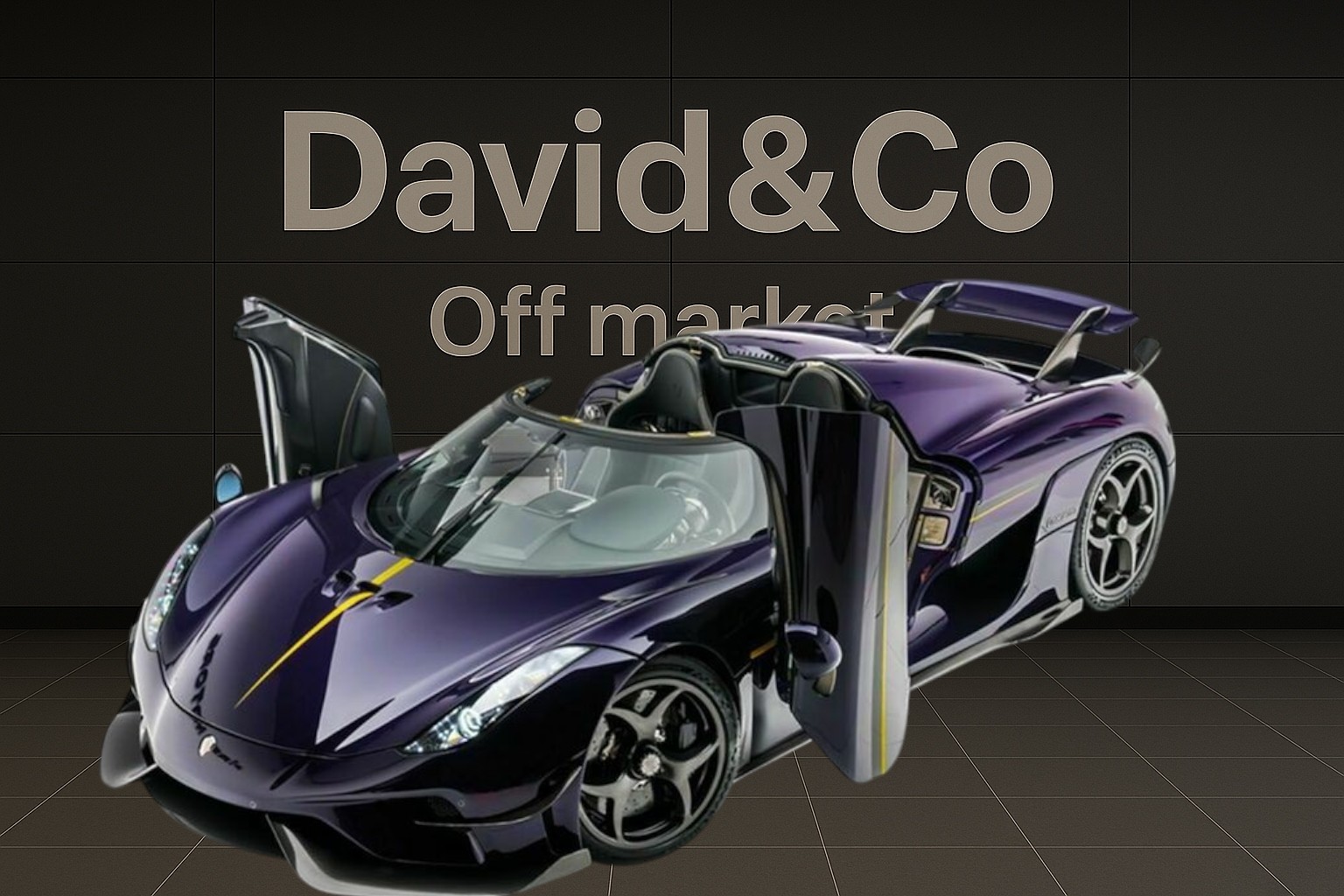 Koenigsegg Regera Purple Carbon