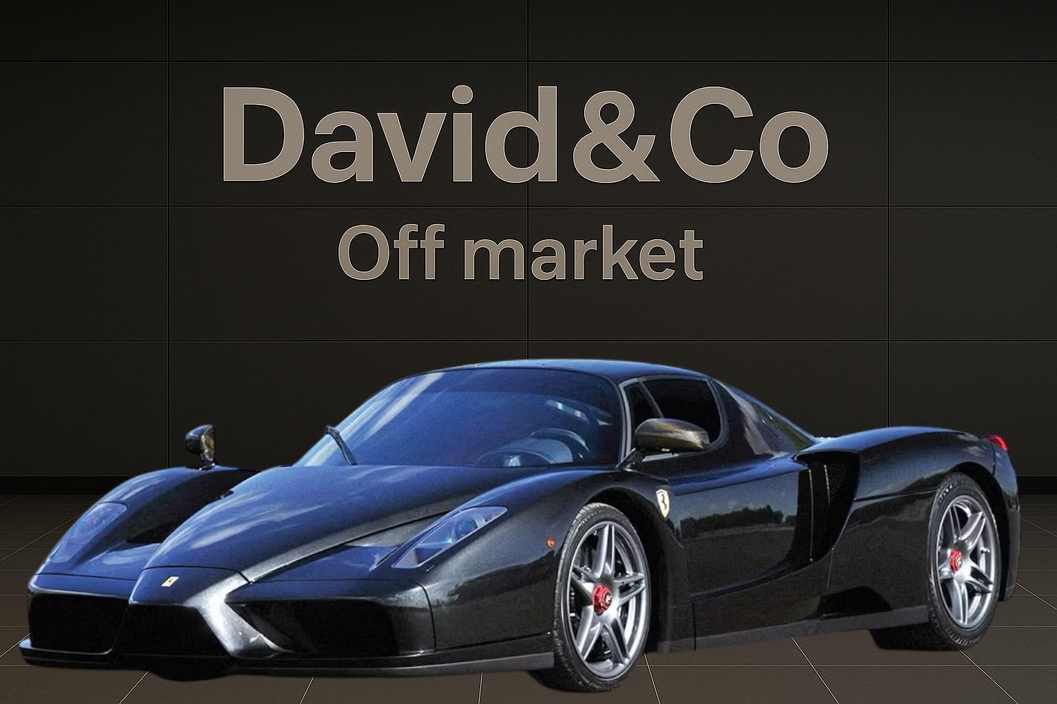  Black Ferrari Enzo