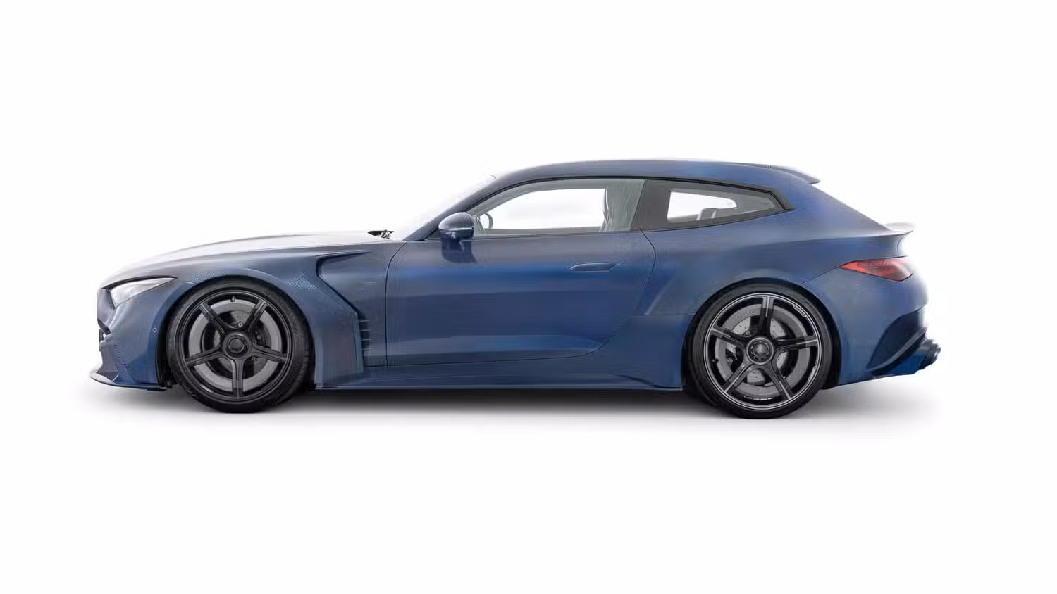 BRABUS Rocket GTS Deep Blue side view