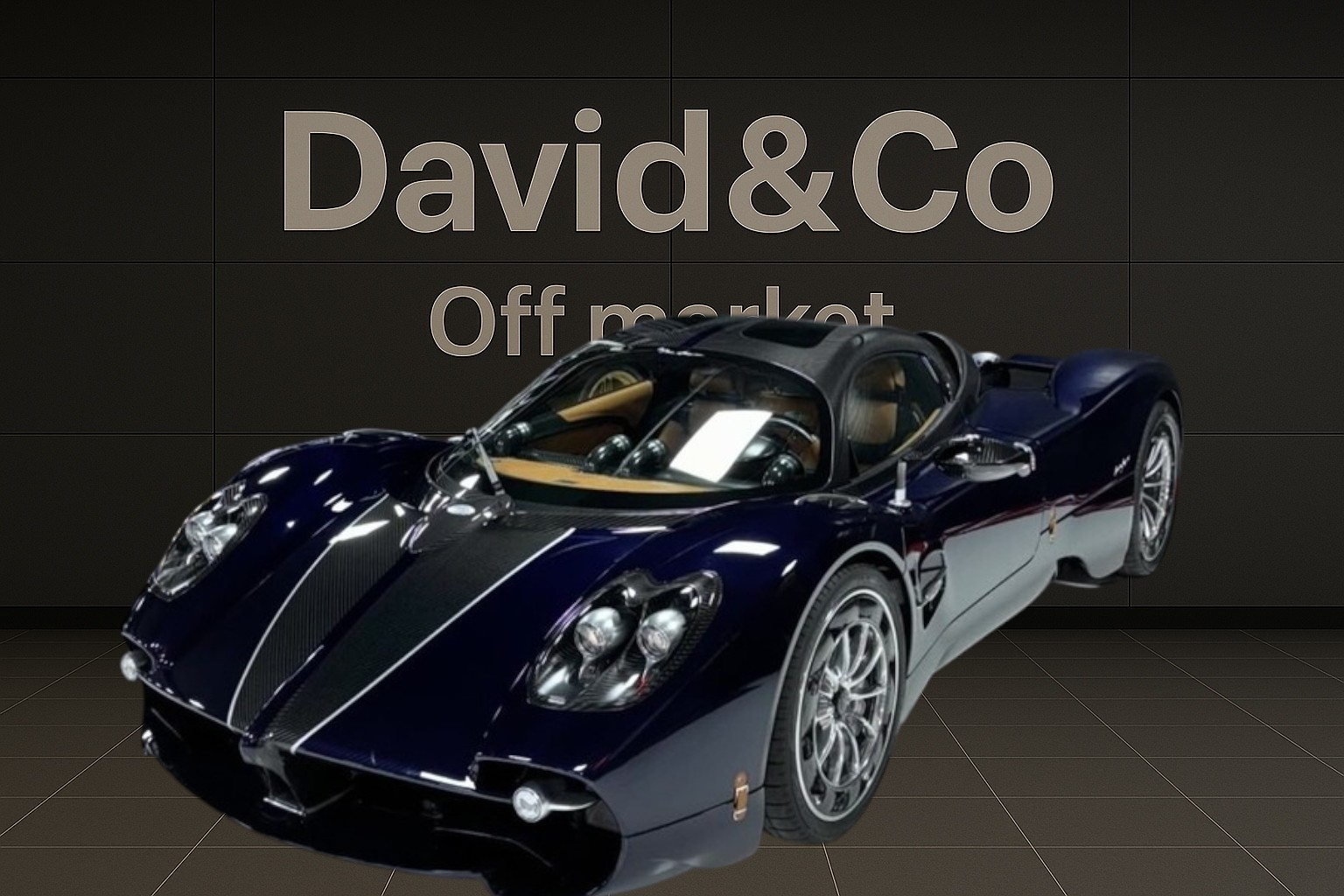 Pagani Utopia Roadster Blue carbon
