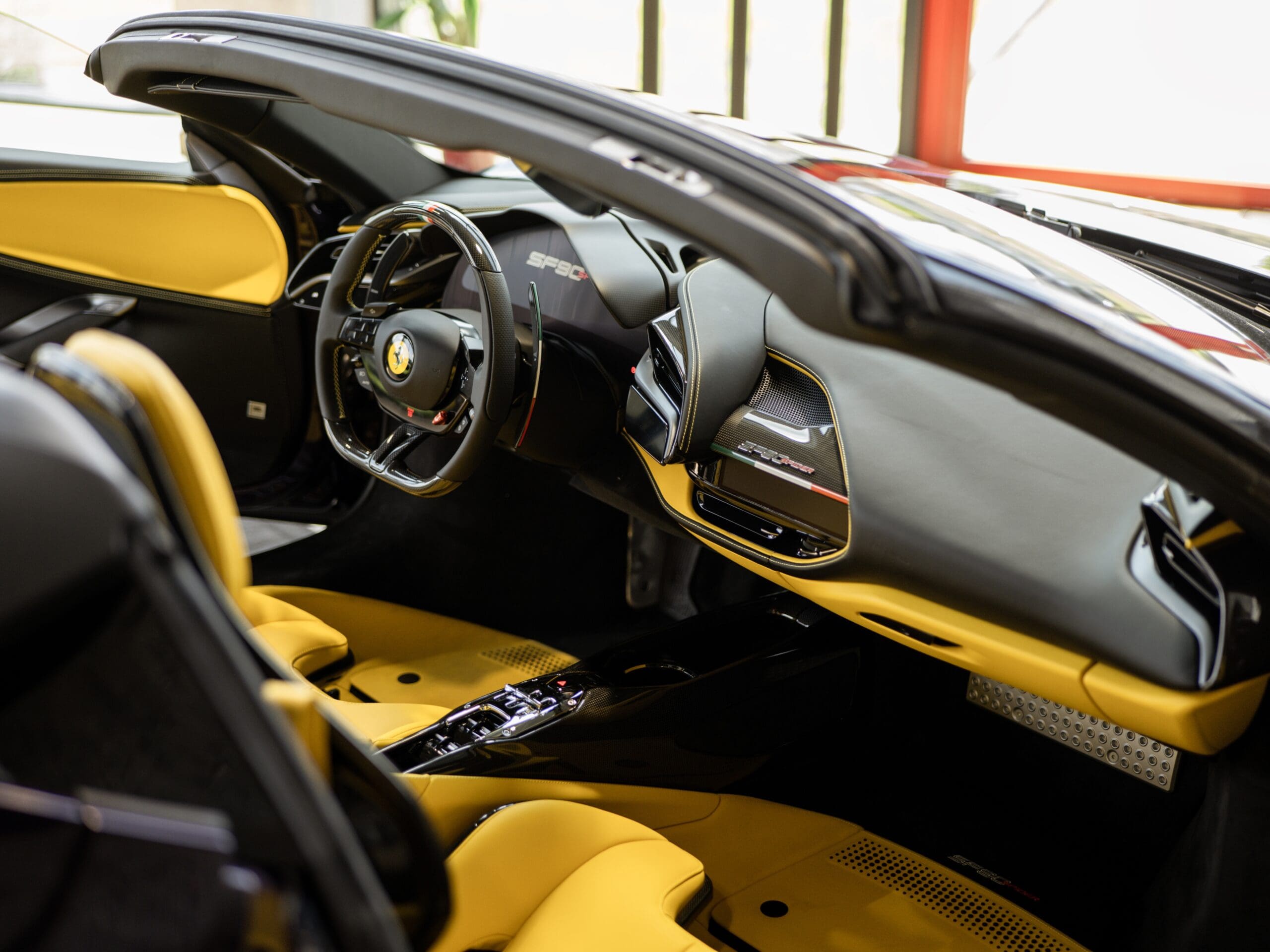 Ferrari SF90 Tailor Made interior